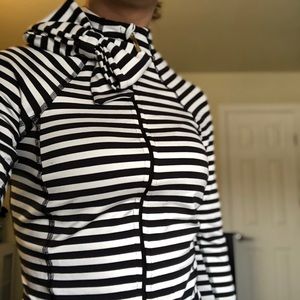 Kate Spade and Beyond Yoga stripped jacket